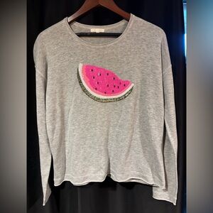 Lisa Todd Light Gray Knit Top